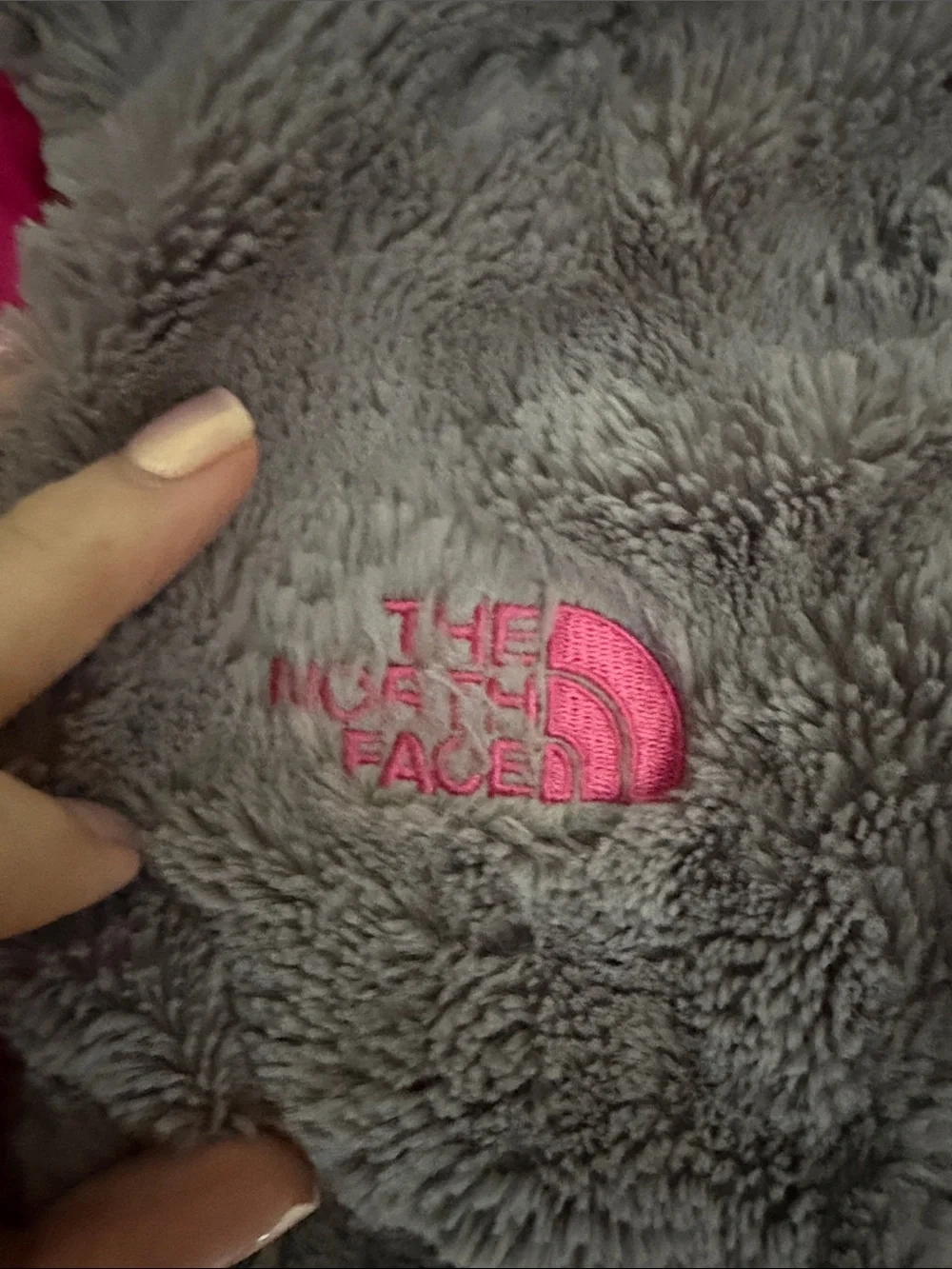 The North Face Hot Pink Quilted Puffer Jacket